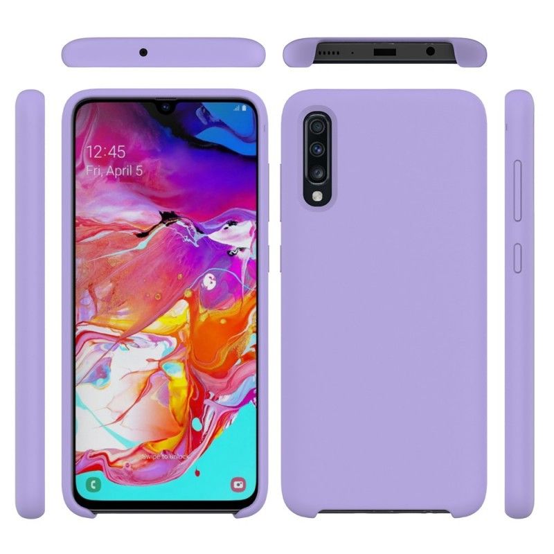 Cover Samsung Galaxy A70 Sort Silikone Væske