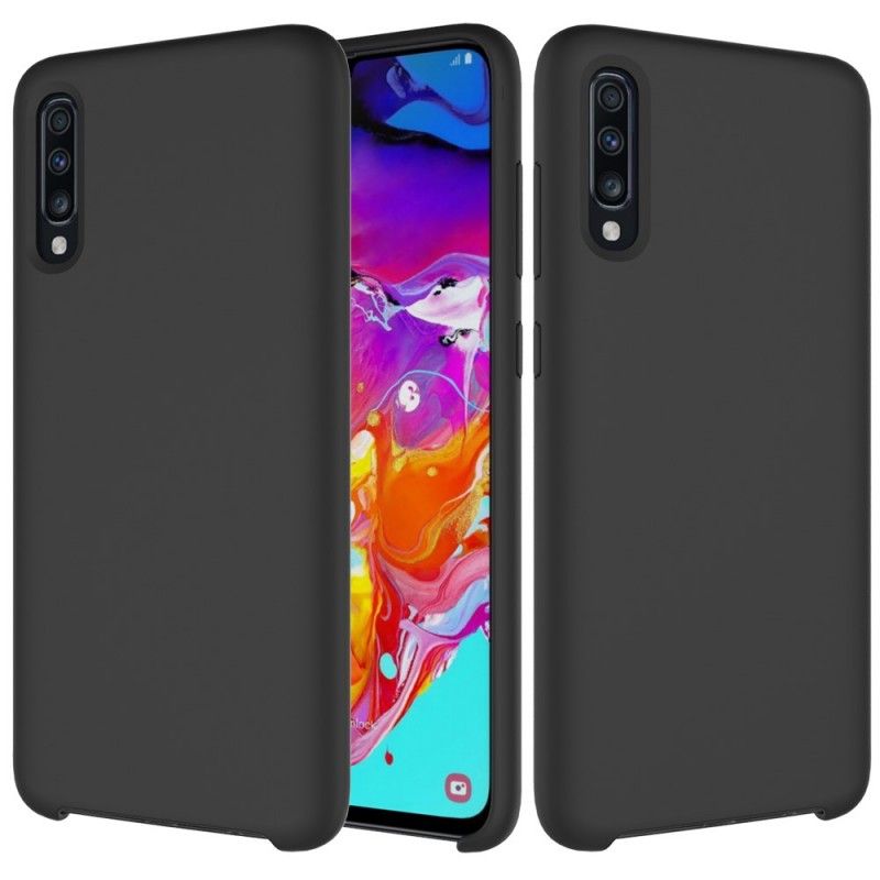 Cover Samsung Galaxy A70 Sort Silikone Væske