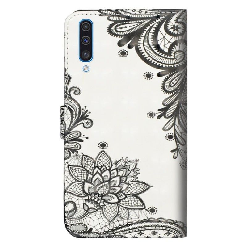 Flip Cover Læder for Samsung Galaxy A70 Chic Blonder