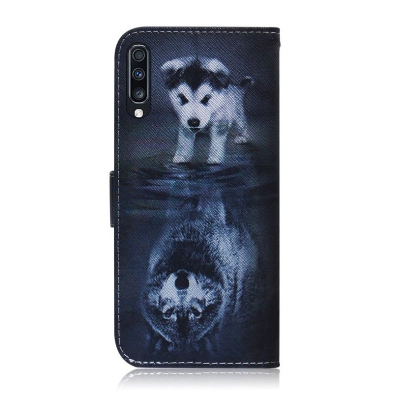 Flip Cover Læder for Samsung Galaxy A70 Ernesto Ulven