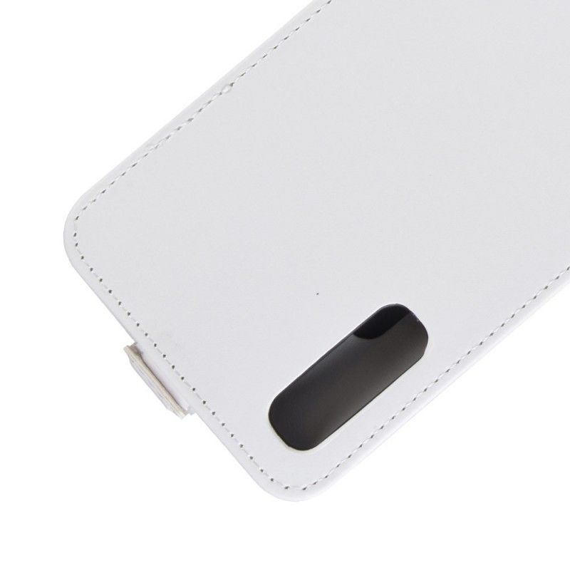 Flip Cover Læder for Samsung Galaxy A70 Sort Foldning Af Lædereffekt