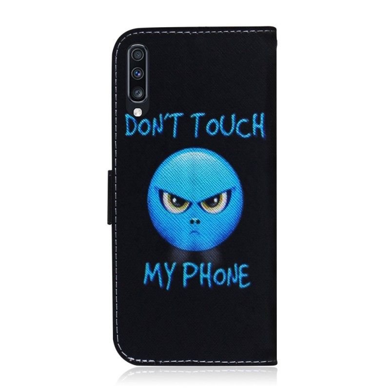 Flip Cover Læder Samsung Galaxy A70 Emoji-Telefon Beskyttelse