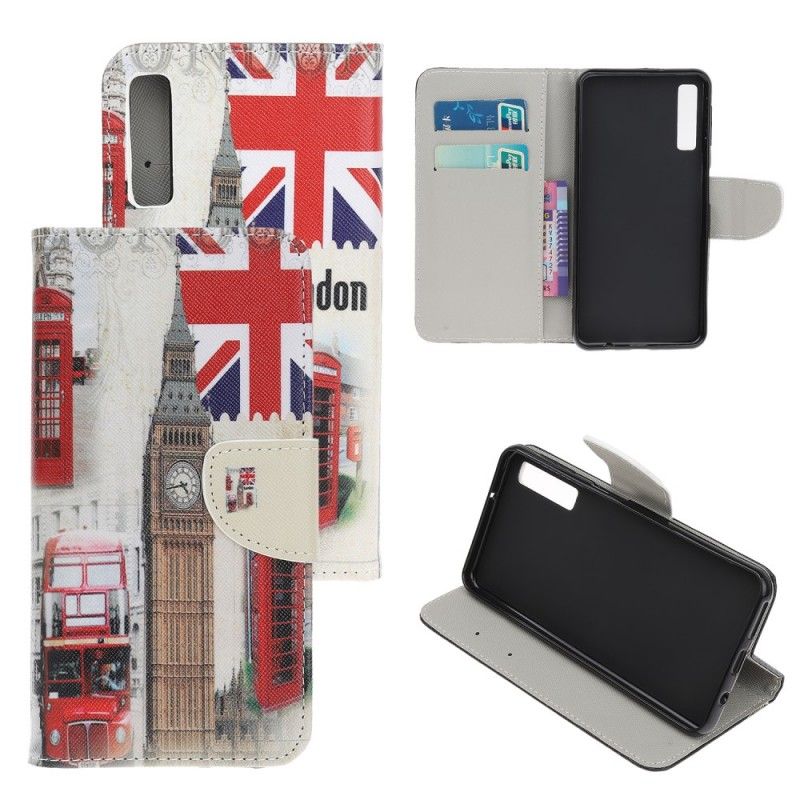 Flip Cover Læder Samsung Galaxy A70 London Liv Original