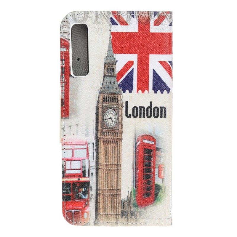 Flip Cover Læder Samsung Galaxy A70 London Liv Original