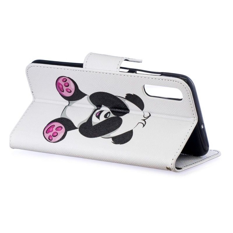 Flip Cover Samsung Galaxy A70 Sjov Panda