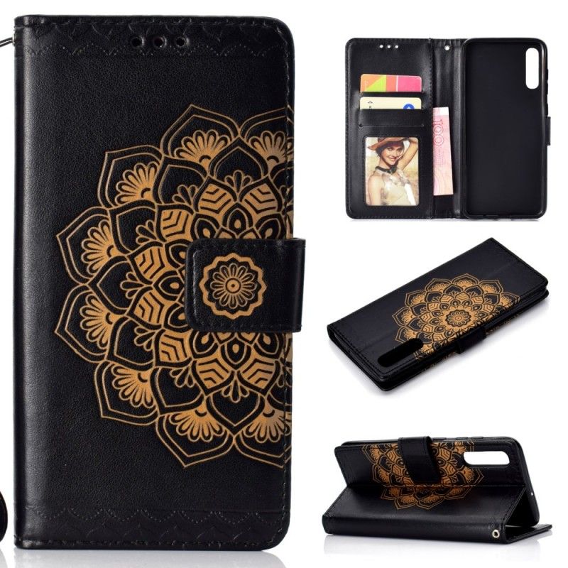 Flip Cover Samsung Galaxy A70 Sort Chic Mandala