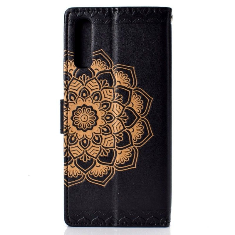 Flip Cover Samsung Galaxy A70 Sort Chic Mandala