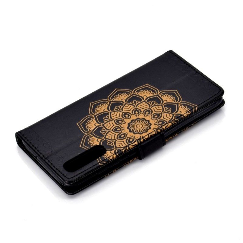 Flip Cover Samsung Galaxy A70 Sort Chic Mandala