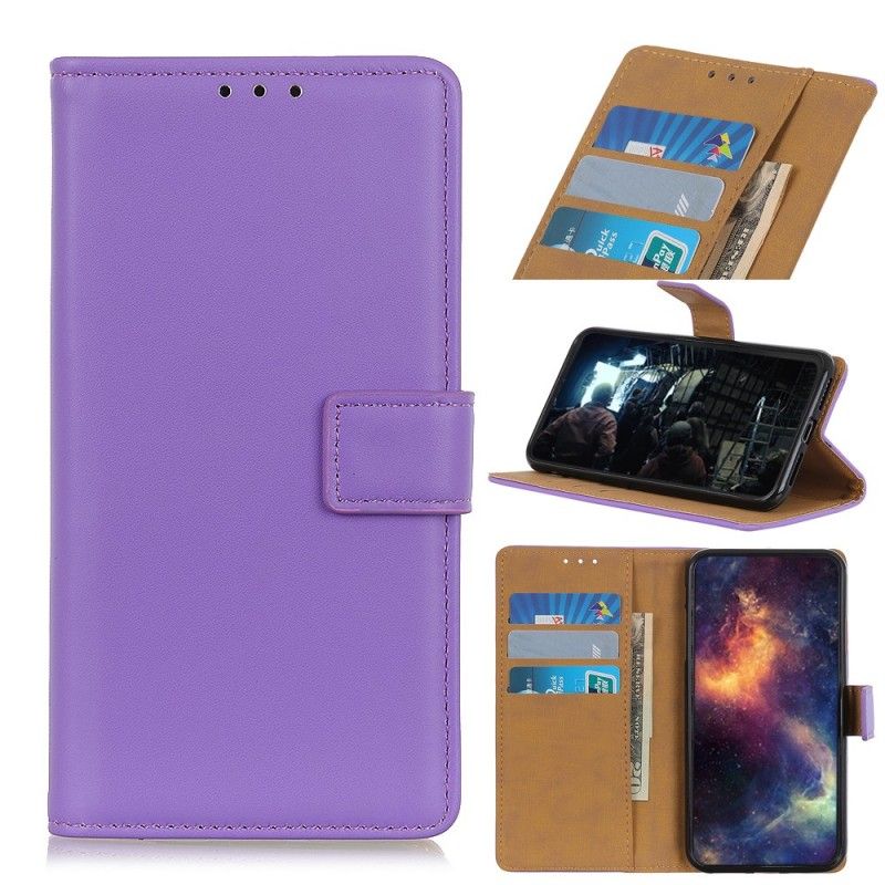 Flip Cover Samsung Galaxy A70 Sort Simpelt Kunstlæder