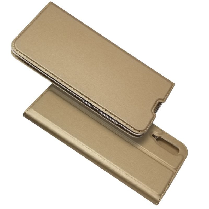 Læder Cover for Samsung Galaxy A70 Sort Magnetisk Lås