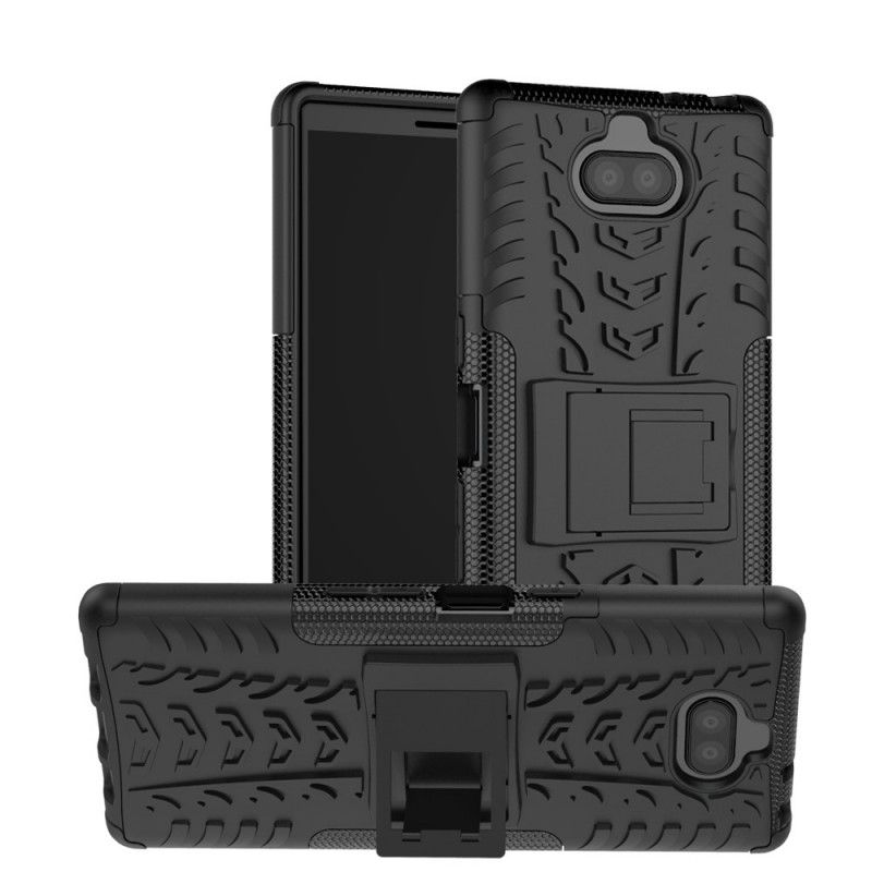 Cover Sony Xperia 10 Plus Sort Ultra Resistent Beskyttelse