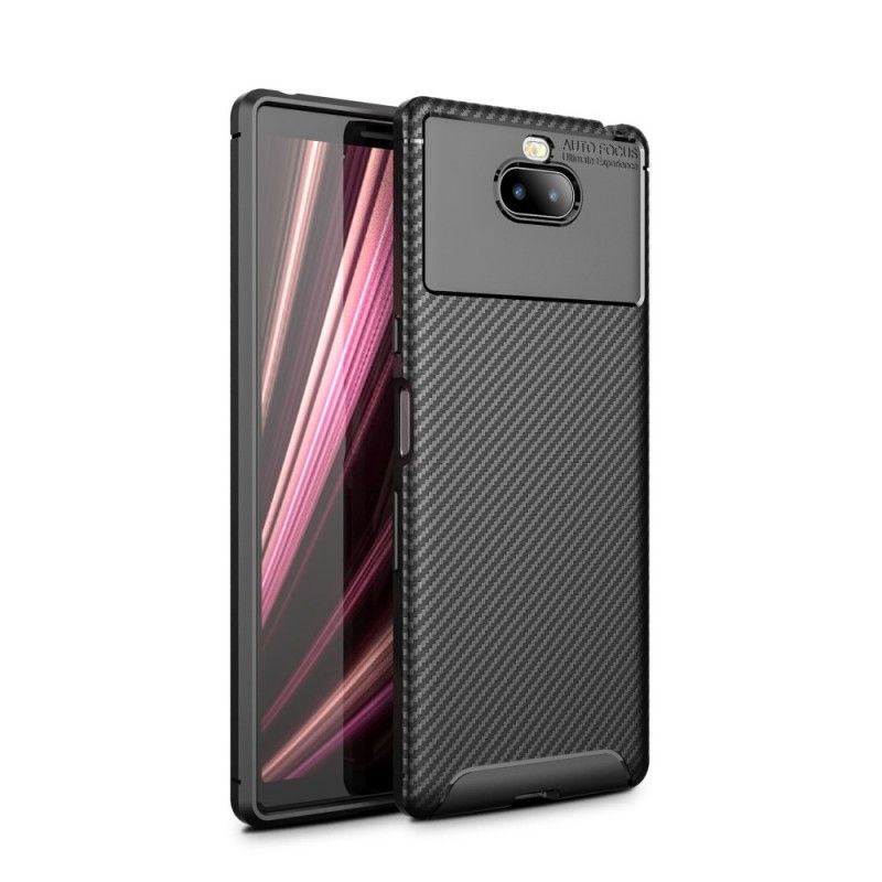 Cover Sony Xperia 10 Plus Sort Ultrafint Kulstof