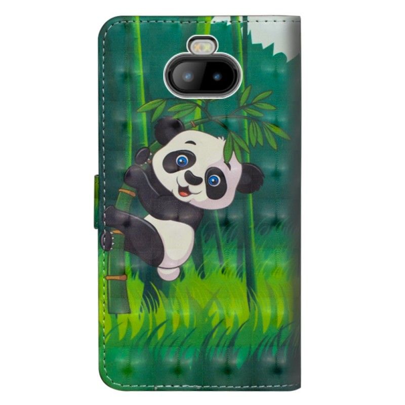 Flip Cover Sony Xperia 10 Plus Panda Og Bambus