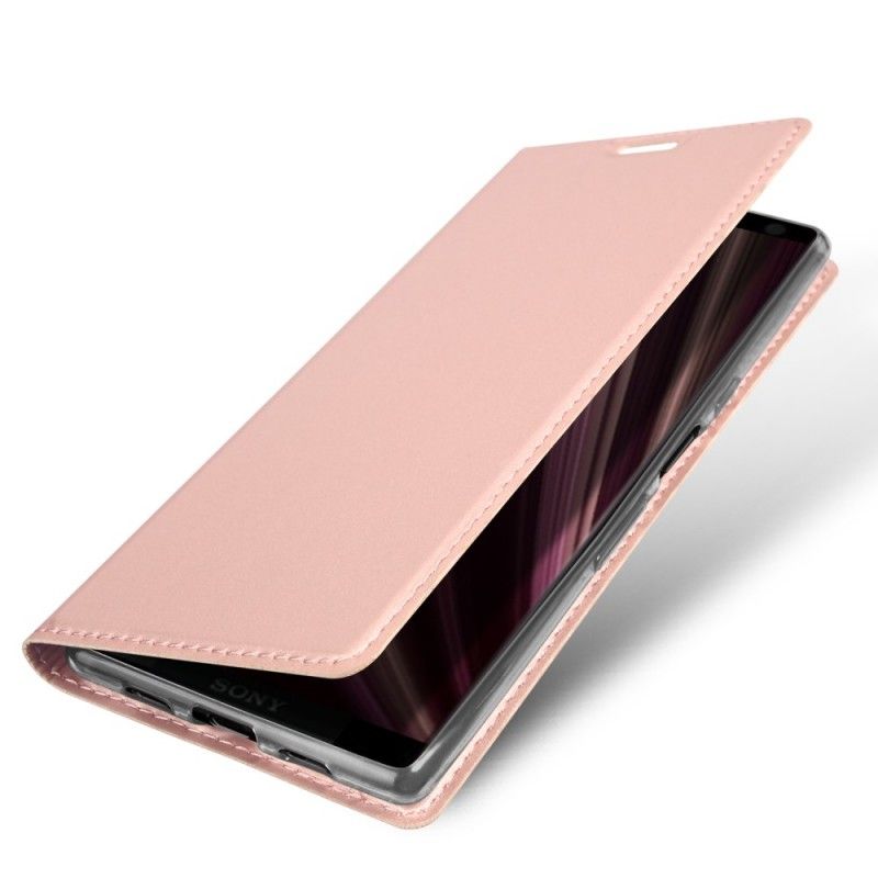 Læder Cover Sony Xperia 10 Plus Mobilcover Førsteklasses Serie