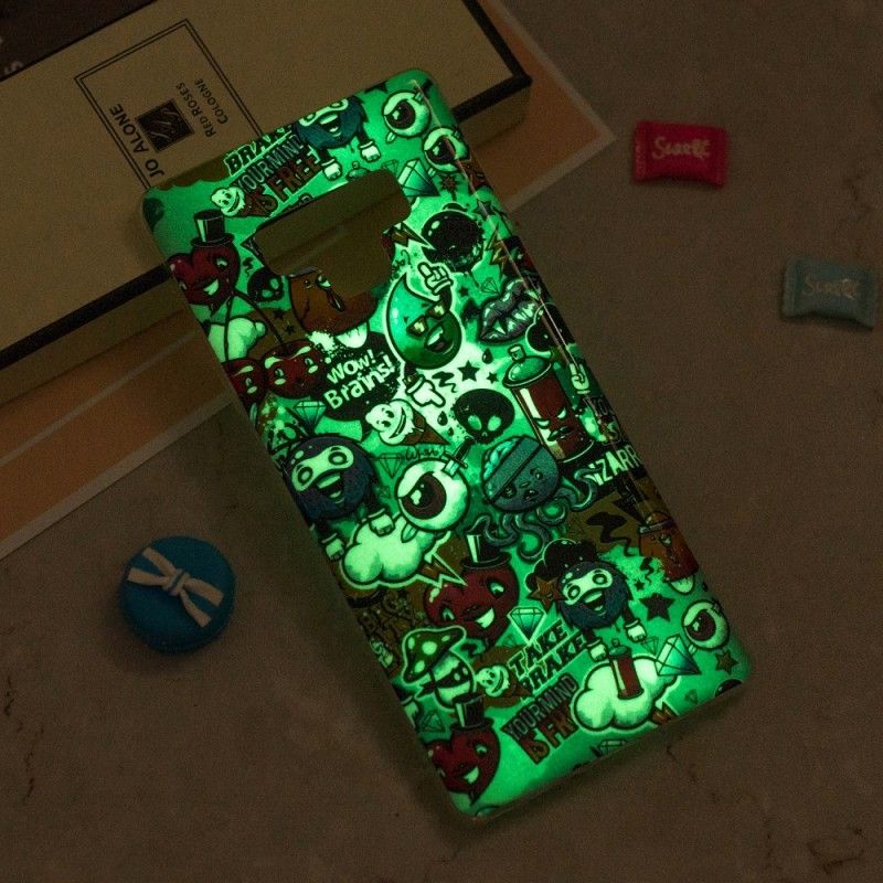 Cover for Samsung Galaxy Note 9 Fluorescerende Vanvid