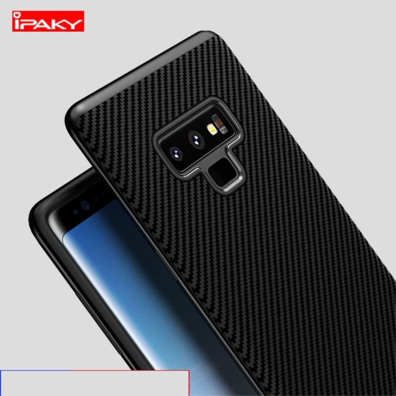 Cover for Samsung Galaxy Note 9 Rød Ipaky Kulfiber