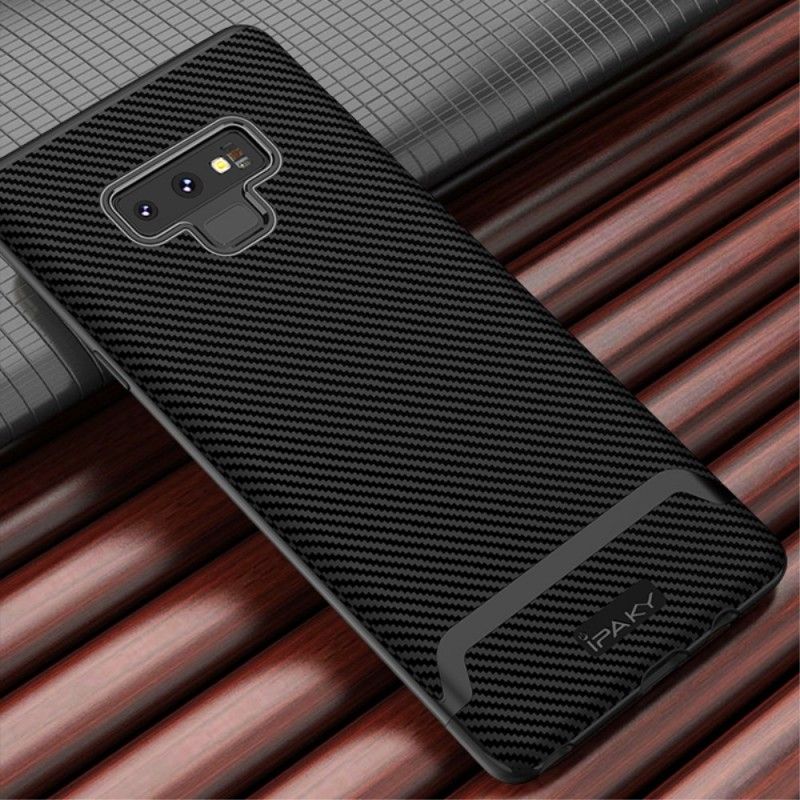 Cover for Samsung Galaxy Note 9 Rød Ipaky Kulfiber