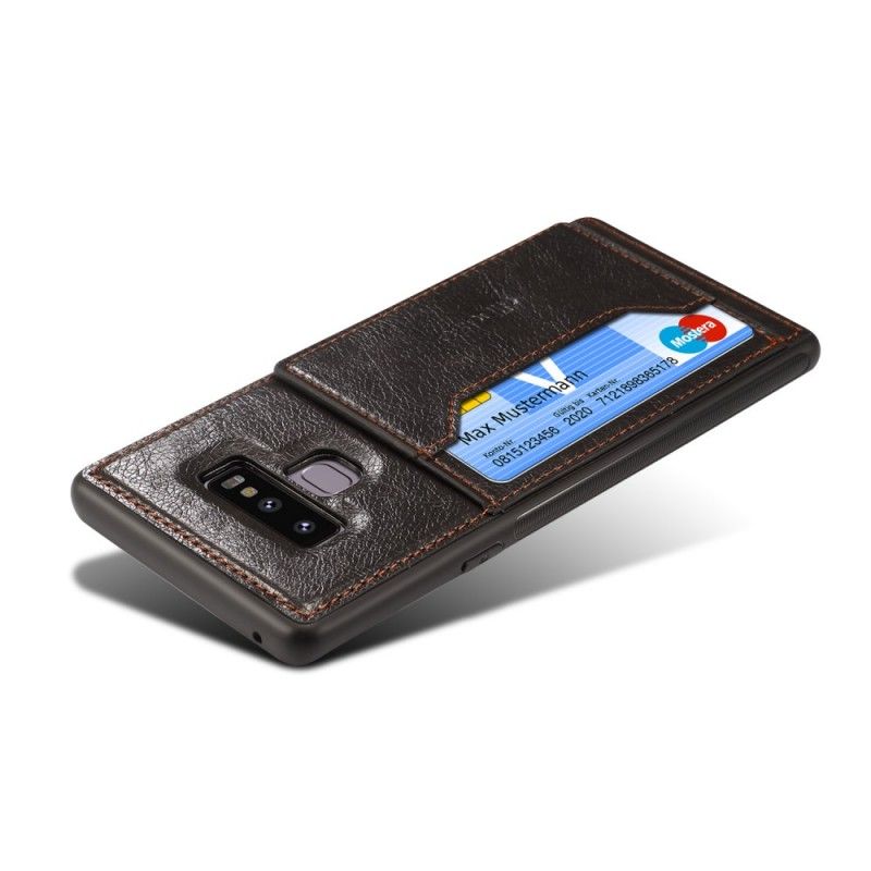 Cover for Samsung Galaxy Note 9 Sort Ultra Support Kortholder