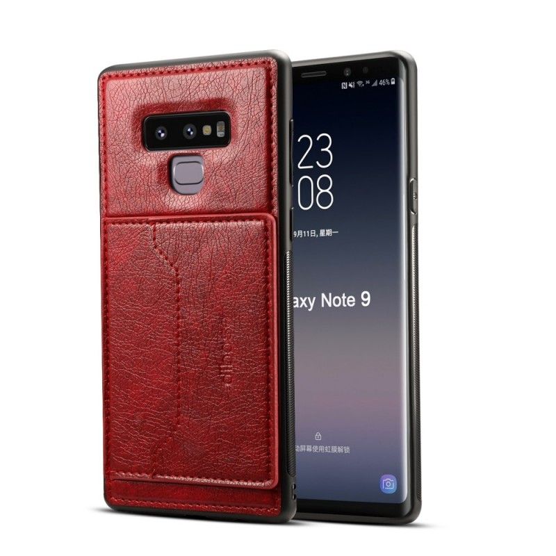 Cover for Samsung Galaxy Note 9 Sort Ultra Support Kortholder