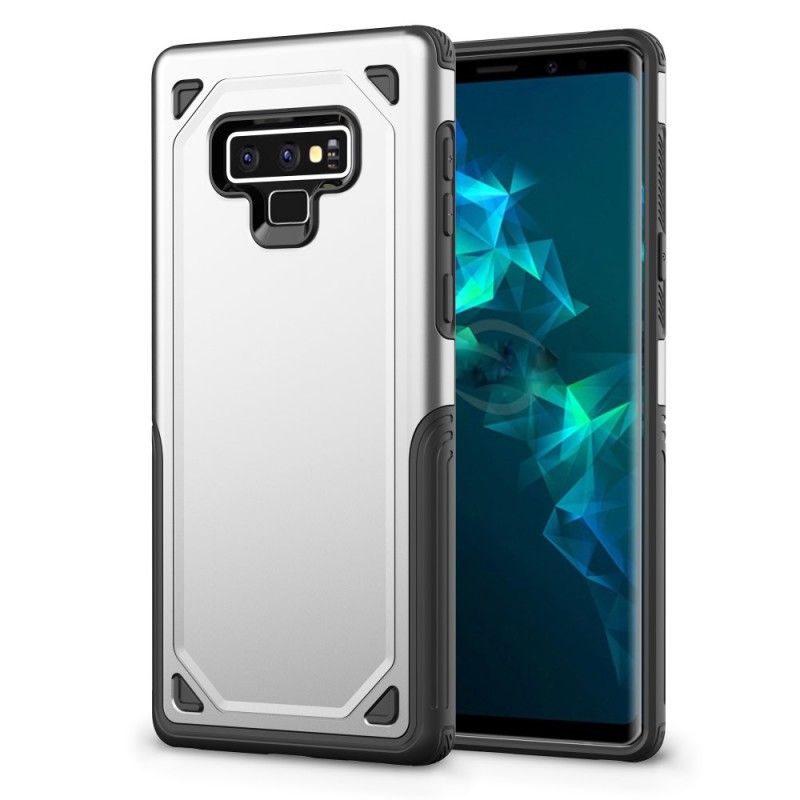 Cover Samsung Galaxy Note 9 Grøn Rustning Af Metaleffekt