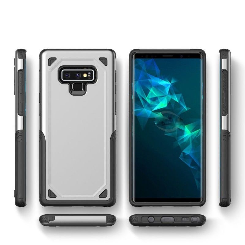 Cover Samsung Galaxy Note 9 Grøn Rustning Af Metaleffekt