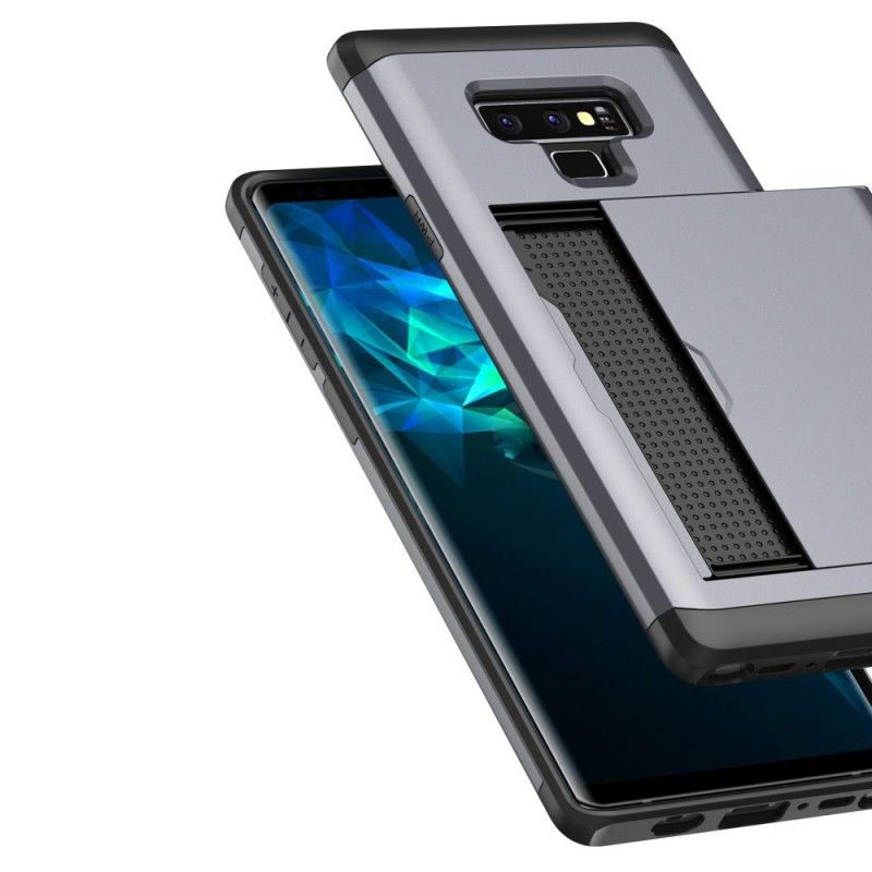 Cover Samsung Galaxy Note 9 Sort Stiv Prangende Kortholder