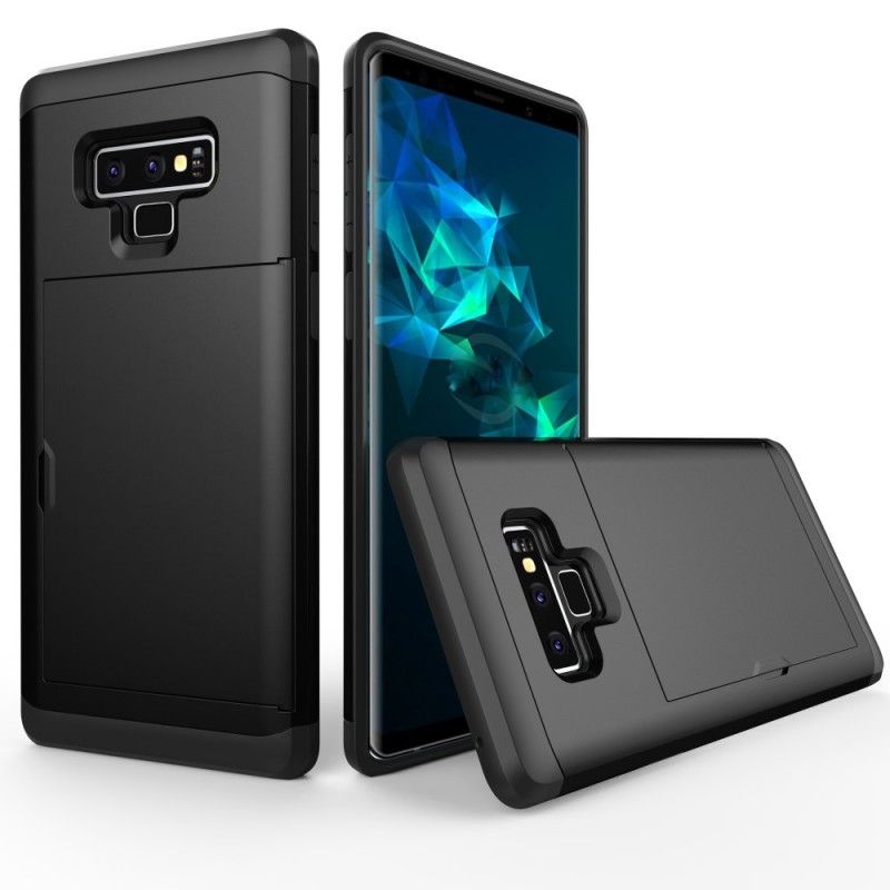 Cover Samsung Galaxy Note 9 Sort Stiv Prangende Kortholder