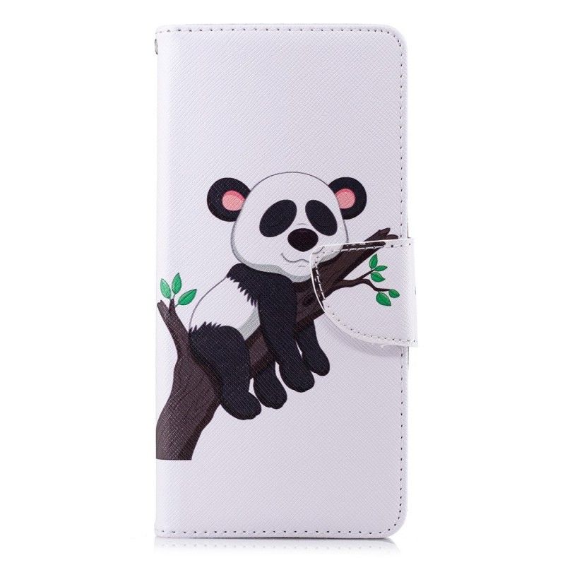 Flip Cover Læder for Samsung Galaxy Note 9 Doven Panda