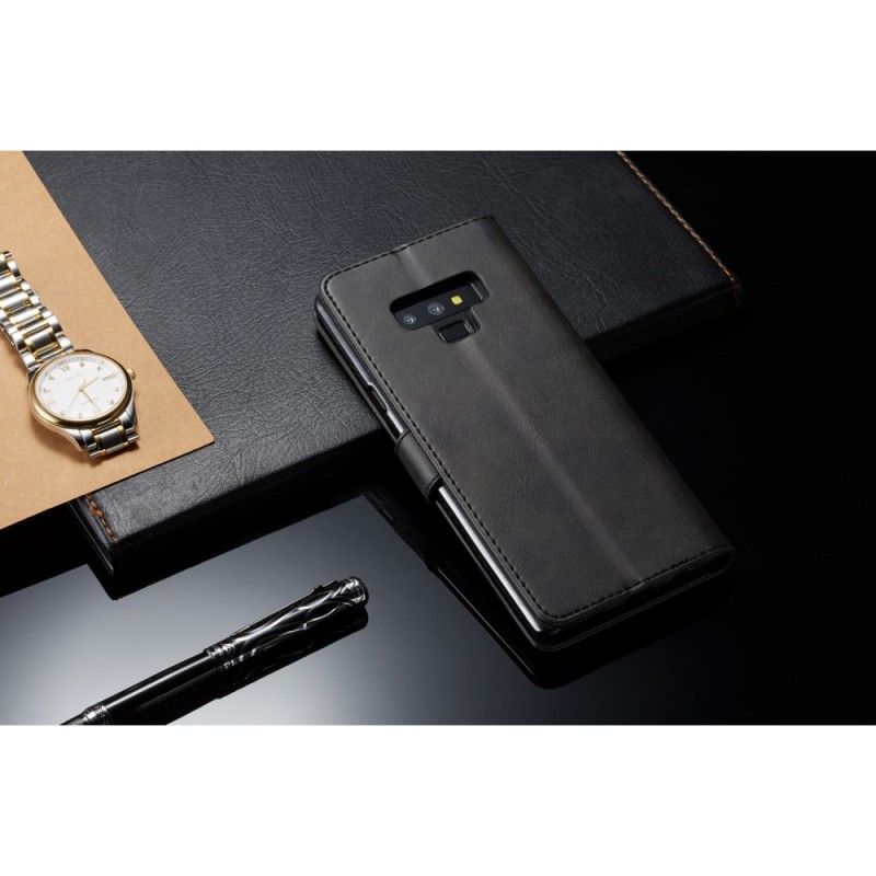 Flip Cover Læder for Samsung Galaxy Note 9 Sort Lc.Imeeke Lædereffekt