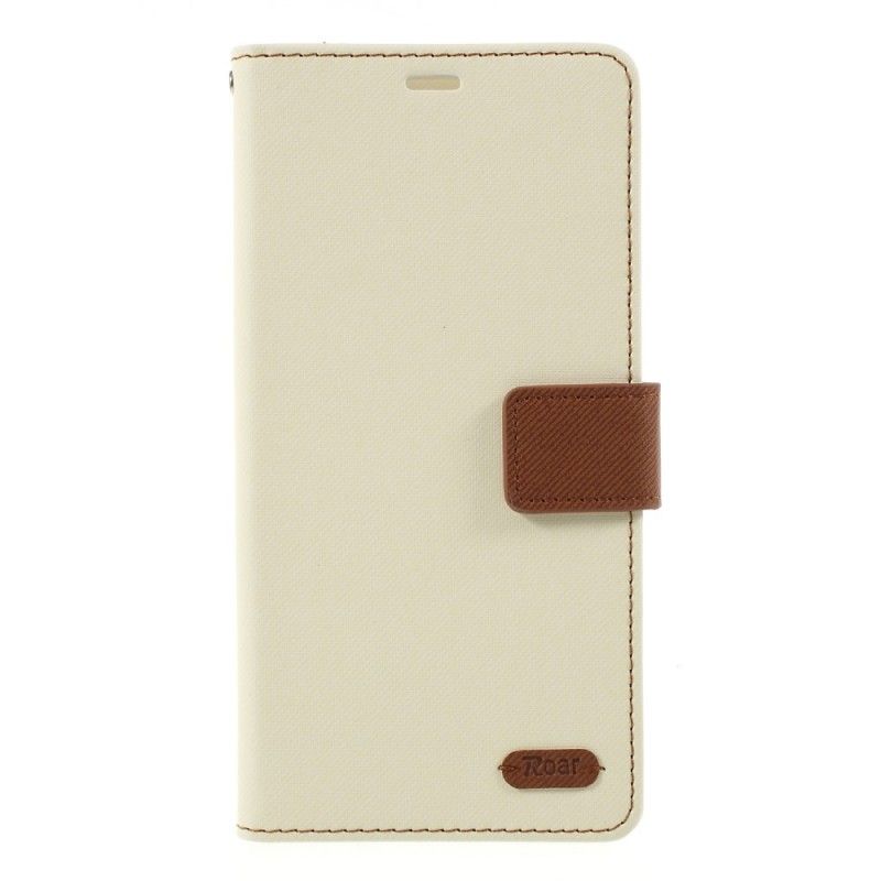 Flip Cover Læder for Samsung Galaxy Note 9 Sort Tofarvet Stof