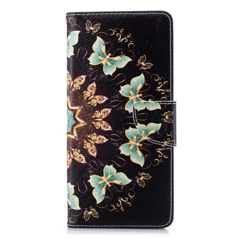 Flip Cover Læder Samsung Galaxy Note 9 Sommerfuglemandala Beskyttelse