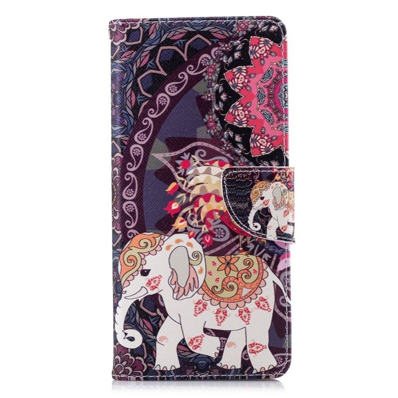 Flip Cover Samsung Galaxy Note 9 Mobilcover Etnisk Elefantmandala