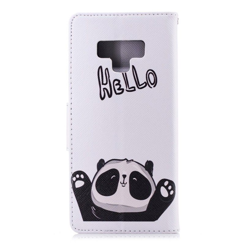 Flip Cover Samsung Galaxy Note 9 Mobilcover Hej Panda