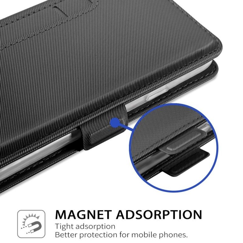 Flip Cover Samsung Galaxy Note 9 Sort Mobilcover Aftagelig Kortholder Og Spejl