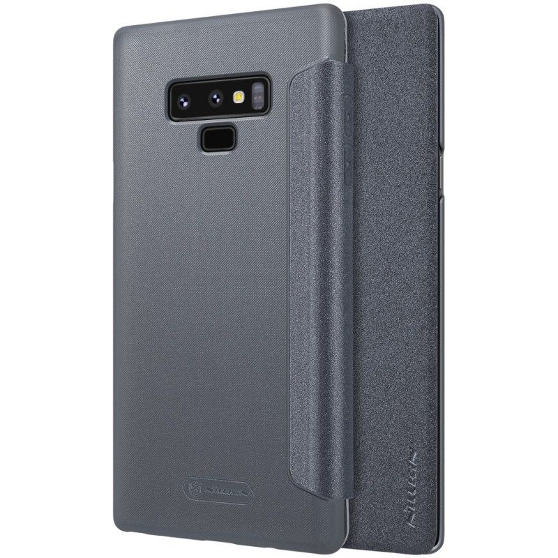 Læder Cover for Samsung Galaxy Note 9 Hvid Nillkin