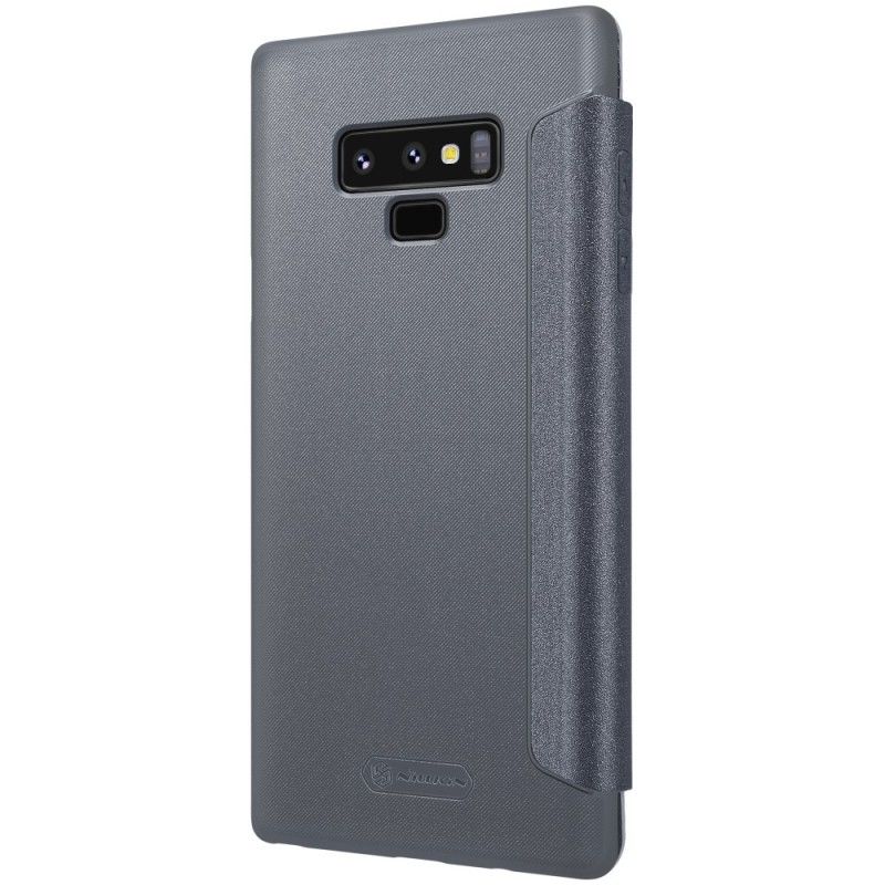 Læder Cover for Samsung Galaxy Note 9 Hvid Nillkin