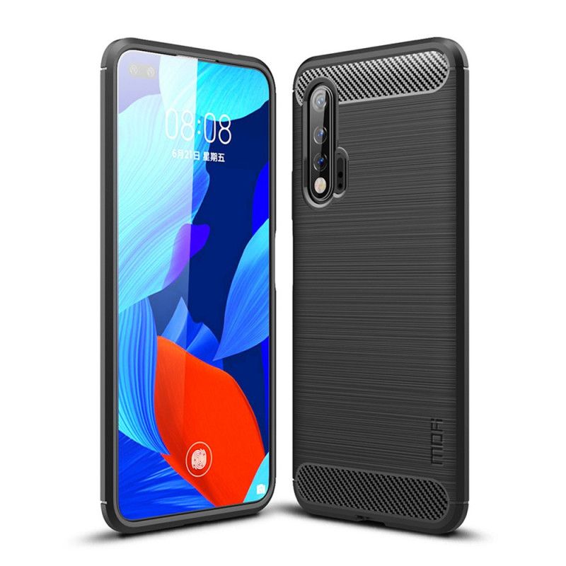 Cover Huawei Nova 6 Sort Mofi Børstet Kulfiber