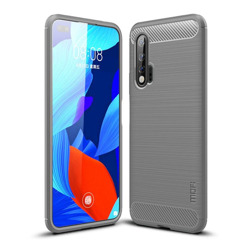 Cover Huawei Nova 6 Sort Mofi Børstet Kulfiber