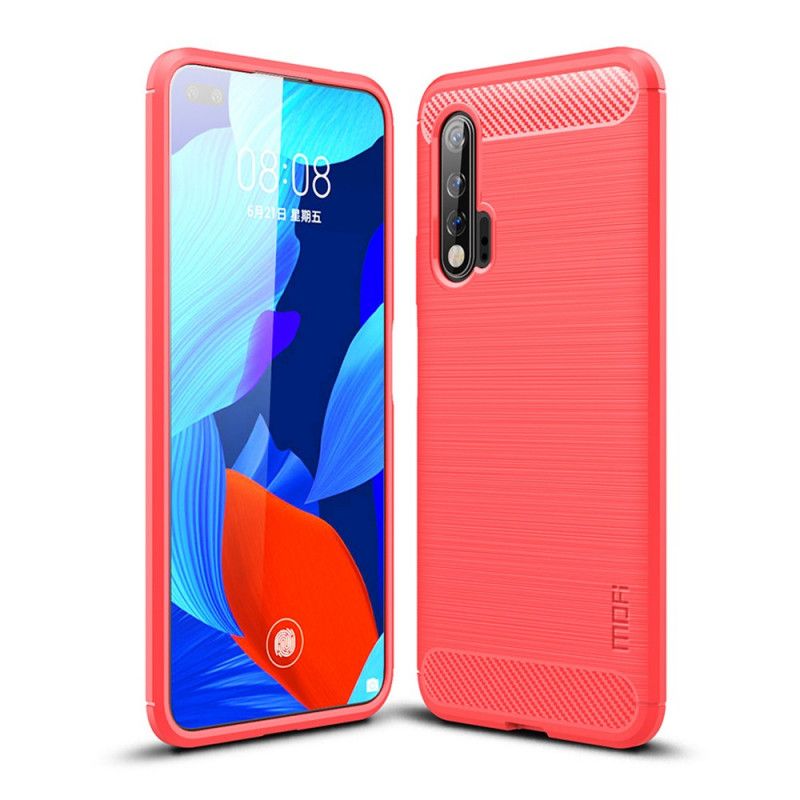 Cover Huawei Nova 6 Sort Mofi Børstet Kulfiber