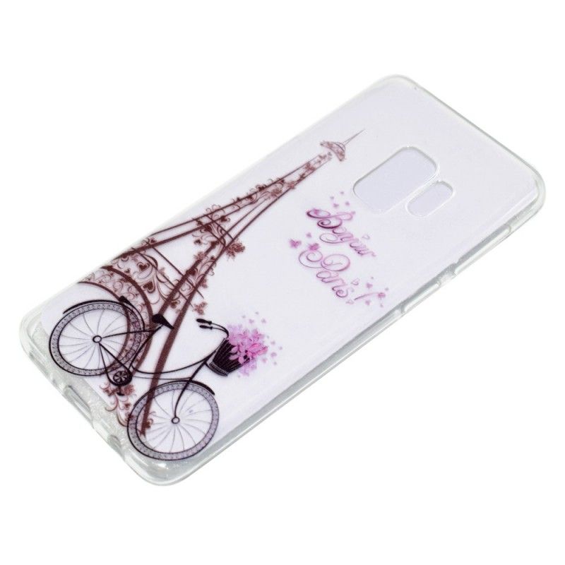 Cover for Samsung Galaxy S9 Gennemsigtig Hej Paris