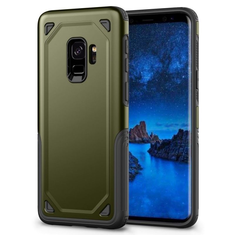 Cover for Samsung Galaxy S9 Lyserød Premium Metaleffekt