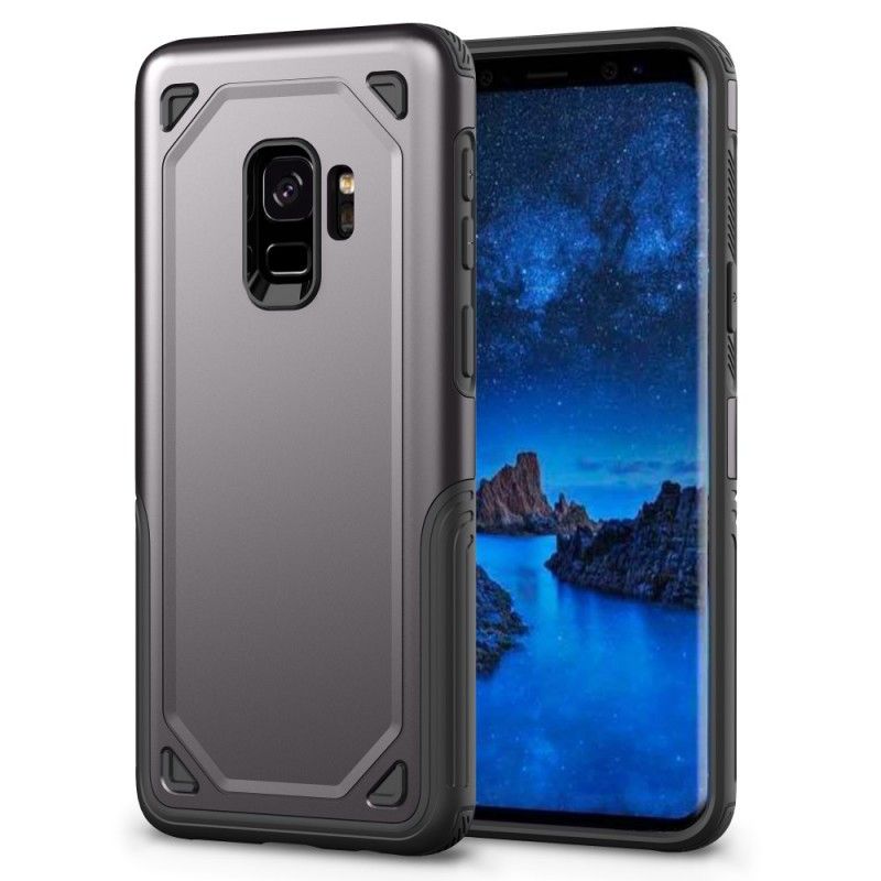 Cover for Samsung Galaxy S9 Lyserød Premium Metaleffekt