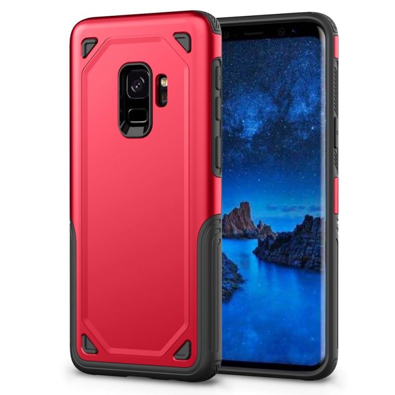 Cover for Samsung Galaxy S9 Lyserød Premium Metaleffekt