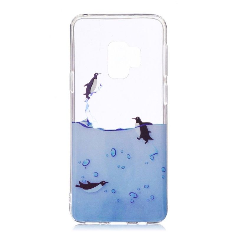 Cover for Samsung Galaxy S9 Spil Pingviner