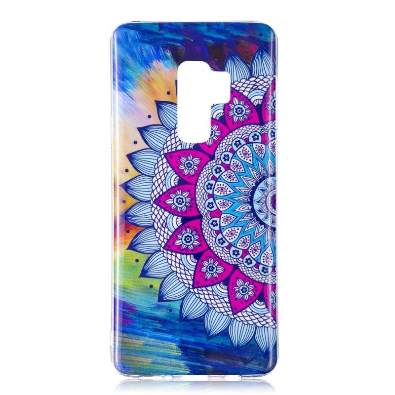 Cover Samsung Galaxy S9 Fluorescerende Mandala Original