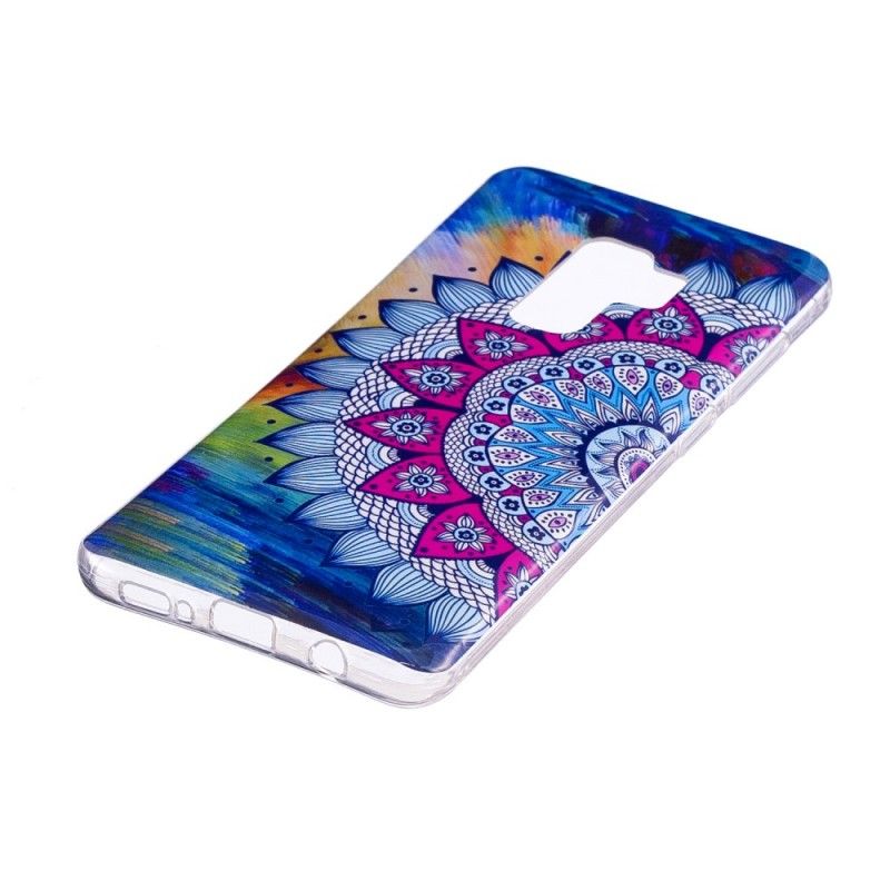 Cover Samsung Galaxy S9 Fluorescerende Mandala Original