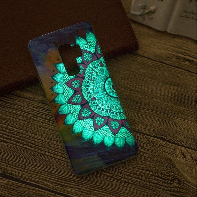 Cover Samsung Galaxy S9 Fluorescerende Mandala Original