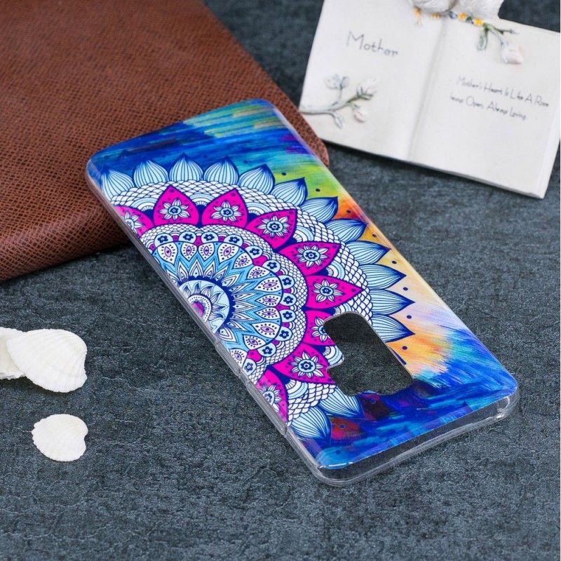 Cover Samsung Galaxy S9 Fluorescerende Mandala Original