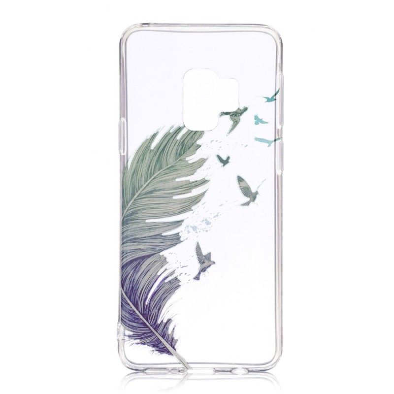 Cover Samsung Galaxy S9 Lys Fjer