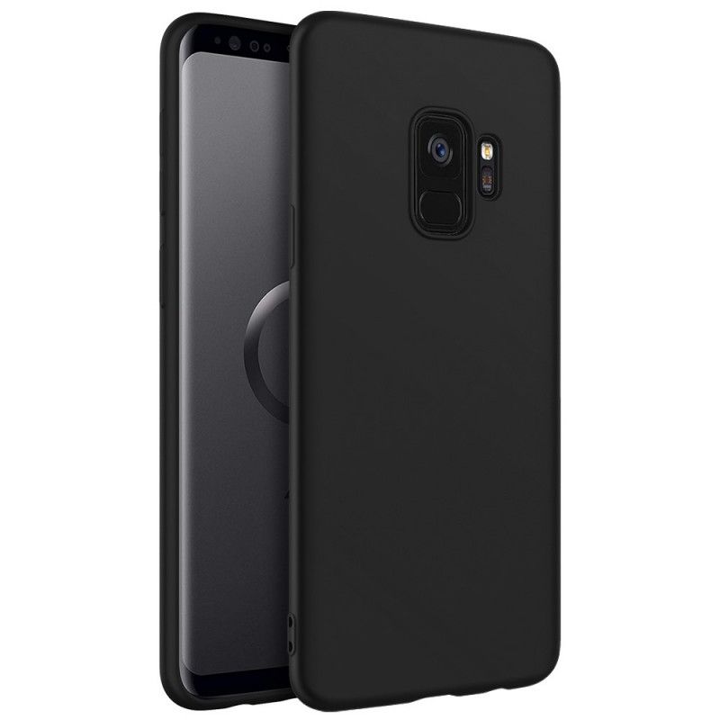 Cover Samsung Galaxy S9 Sort Flydende Silikone På X-Niveau Original